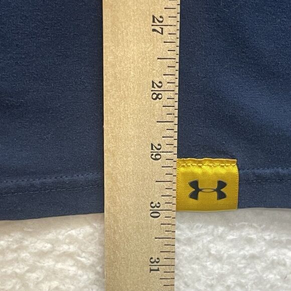 Under Armour Shirt Mens Medium Blue Project Rock Brahma Bull Heatgear Loose Fit - Picture 7 of 8